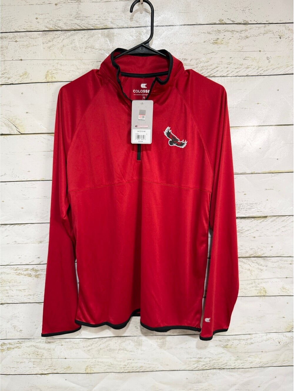 Colosseum Men's Size Small Red Collegiate 1/4 Zip Falcons NWT